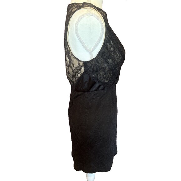 Seamline Cynthia Steffe Cocktail Dress 6 Black Lace - Picture 5 of 8